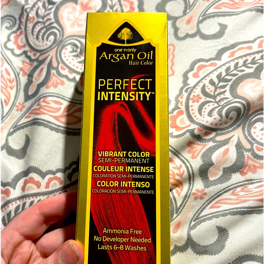 One & Only Argan Oil Scarlet Red Rouge Hair Color